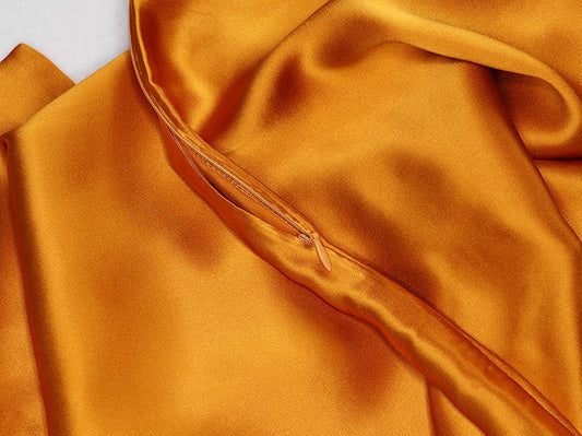 iGlow Silk Pillowcase - Orange Siesta (Orange)
