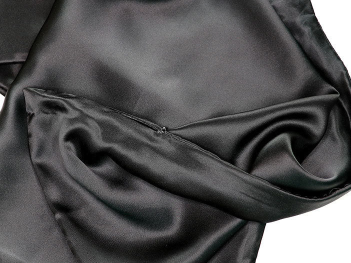iGlow Silk Pillowcase - Black Night (Black)